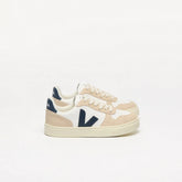 V-10 LEATHER WHITE NAUTICO ALMOND