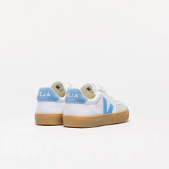 VOLLEY ELASTIC LACES CANVAS WHITE AQUA NATURAL