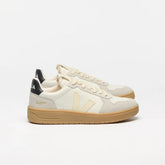 V-82 GRAINED LEATHER PURE CALCAIRE BLACK