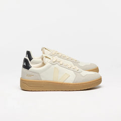 V-82 GRAINED LEATHER PURE CALCAIRE BLACK