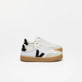 VOLLEY ELASTIC LACES CANVAS WHITE BLACK NATURAL