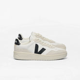 V-90 LEATHER WHITE BLACK