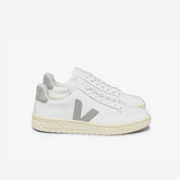 V-12 LEATHER WHITE LIGHT GREY