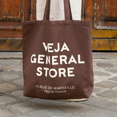TOTE BAG VEJA GENERAL STORE CHOCOLAT