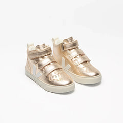 V-10 MID LEATHER PLATINE WHTE