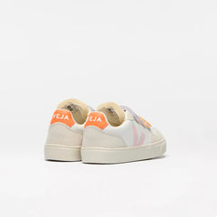 V-90 LEATHER MULTICO WHITE PETALE