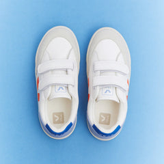 ESPLAR LEATHER WHITE ORANGE FLUO COBALT