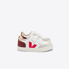 V-12 LEATHER WHITE MULTICO DRIED PETAL