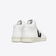 V-15 LEATHER WHITE BLACK