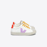 ESPLAR LEATHER WHITE ORCHID ORANGE FLUO
