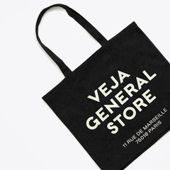 TOTE BAG VEJA GENERAL STORE ANTHRACITE