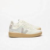V-90 LEATHER WHITE LIGHT GREY NATURAL