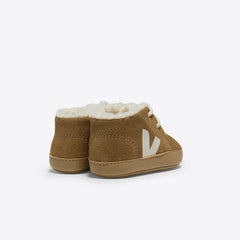BABY FURED SUEDE CAMEL PIERRE