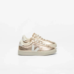 VOLLEY ELASTIC LACES LEATHER PLATINE WHITE