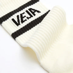 ICONIC SOCKS COTTON WHITE BLACK