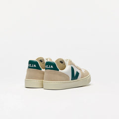 V-10 LEATHER WHITE BRITTANY ALMOND
