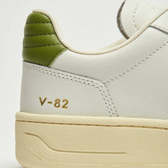 V-82 II GRAINED LEATHER WHITE PIERRE KIWI