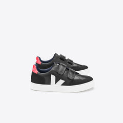V-12 LEATHER BLACK WHITE PEKIN