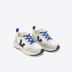 CANARY ELASTIC LACES ALVEOMESH STEEL WHITE