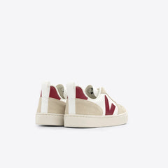 V-10 LEATHER WHITE MARSALA ALMOND