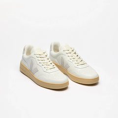 V-90 LEATHER WHITE LIGHT GREY NATURAL