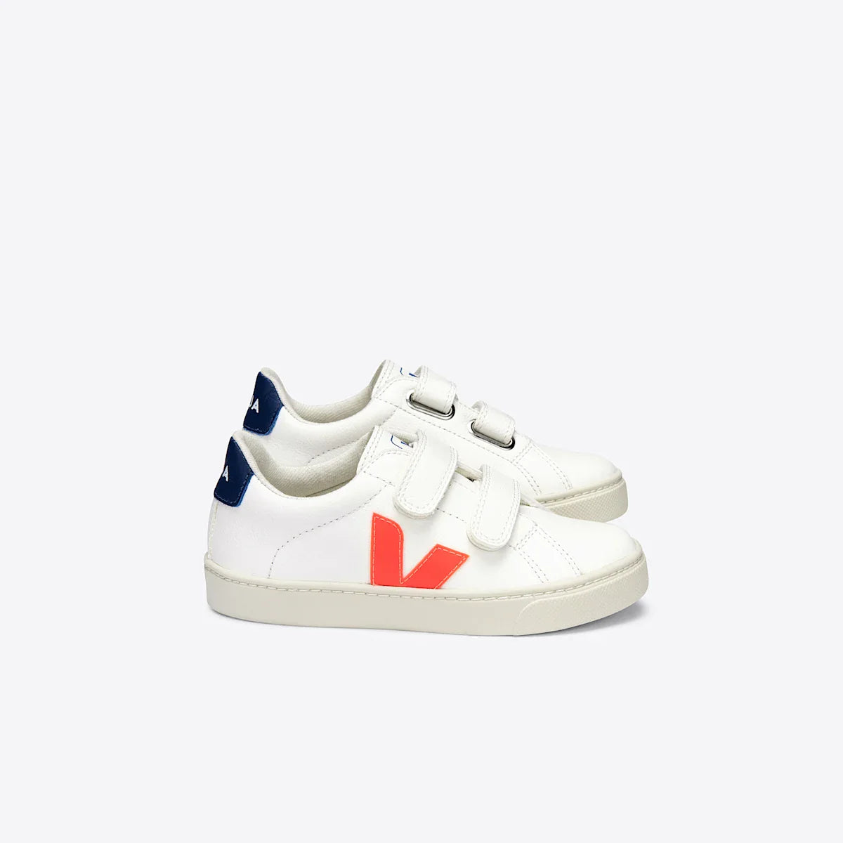 ESPLAR LEATHER WHITE ORANGE FLUO COBALT