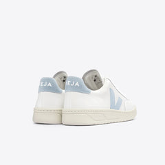 V-12 LEATHER WHITE STEEL