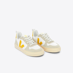 V-10 LEATHER WHITE OURO ALMOND