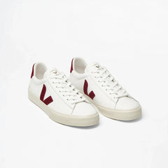 CAMPO LEATHER WHITE GRENAT