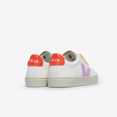 ESPLAR LEATHER WHITE ORCHID ORANGE FLUO