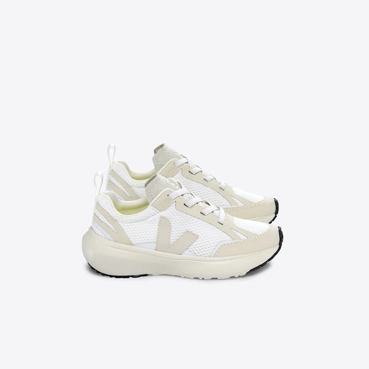 CANARY ELASTIC LACES ALVEOMESH WHITE PIERRE