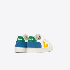 V-12 LEATHER WHITE MULTICO INDIGO