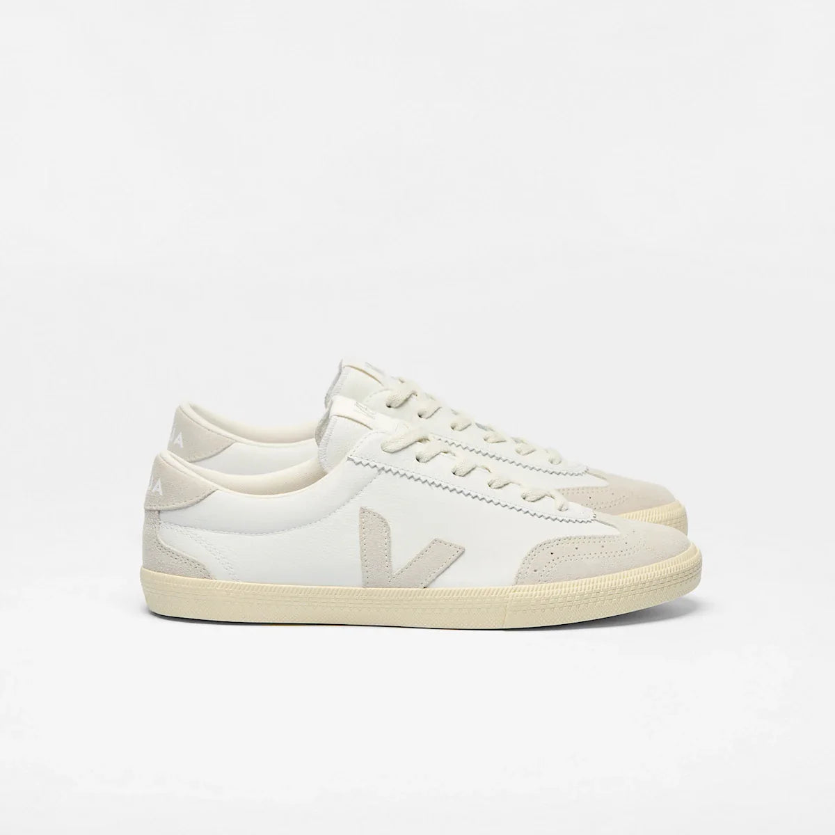 VOLLEY LEATHER WHITE NATURAL