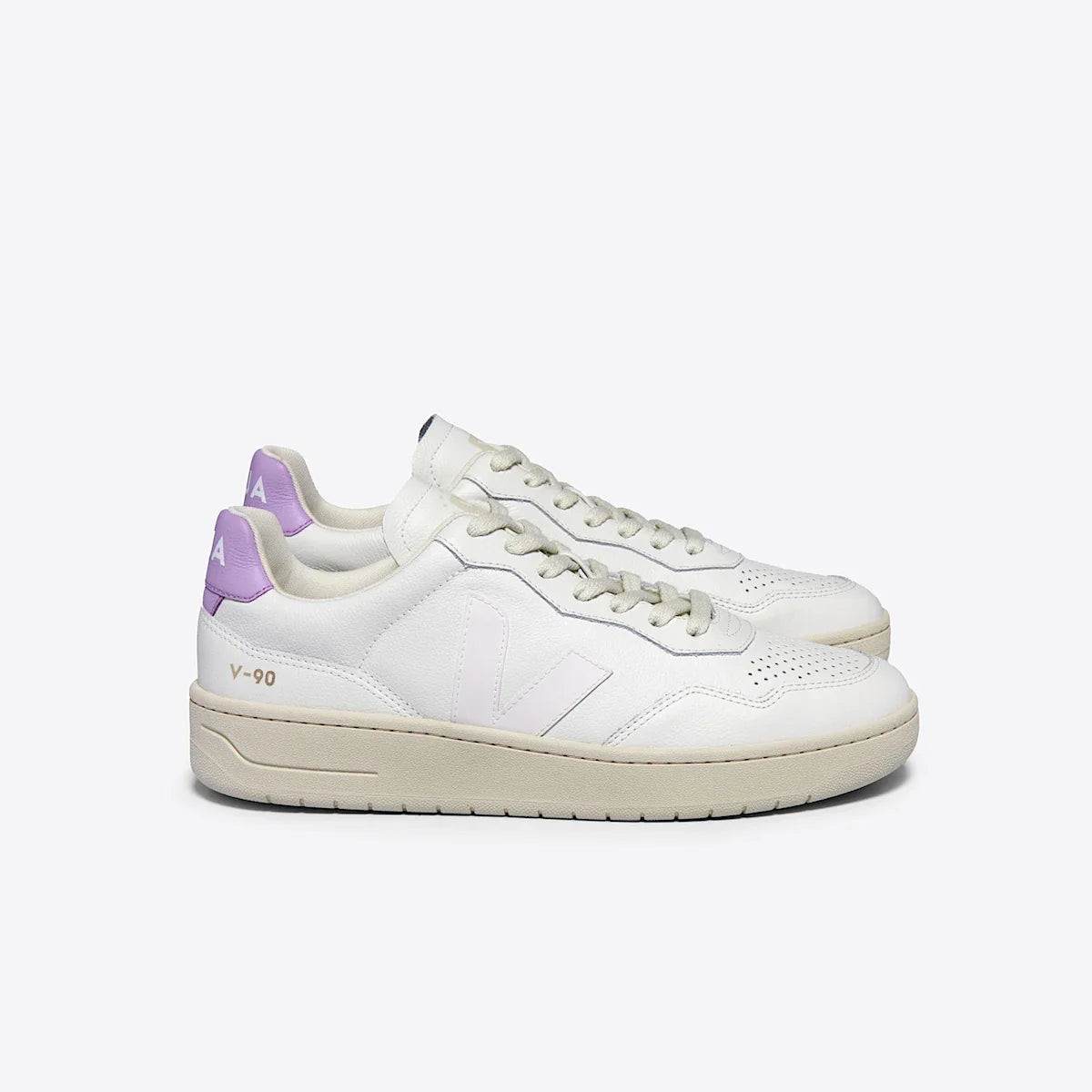 V-90 LEATHER WHITE ORCHID