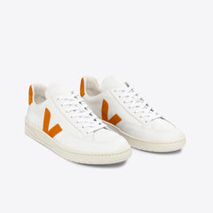 V-12 LEATHER WHITE PUMPKIN