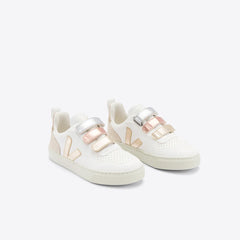 V-10 LEATHER MULTICO WHITE SHINY