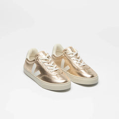 VOLLEY ELASTIC LACES LEATHER PLATINE WHITE