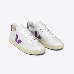 V-12 LEATHER WHITE COSMOS