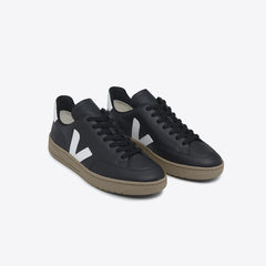 V-12 LEATHER BLACK DUNE