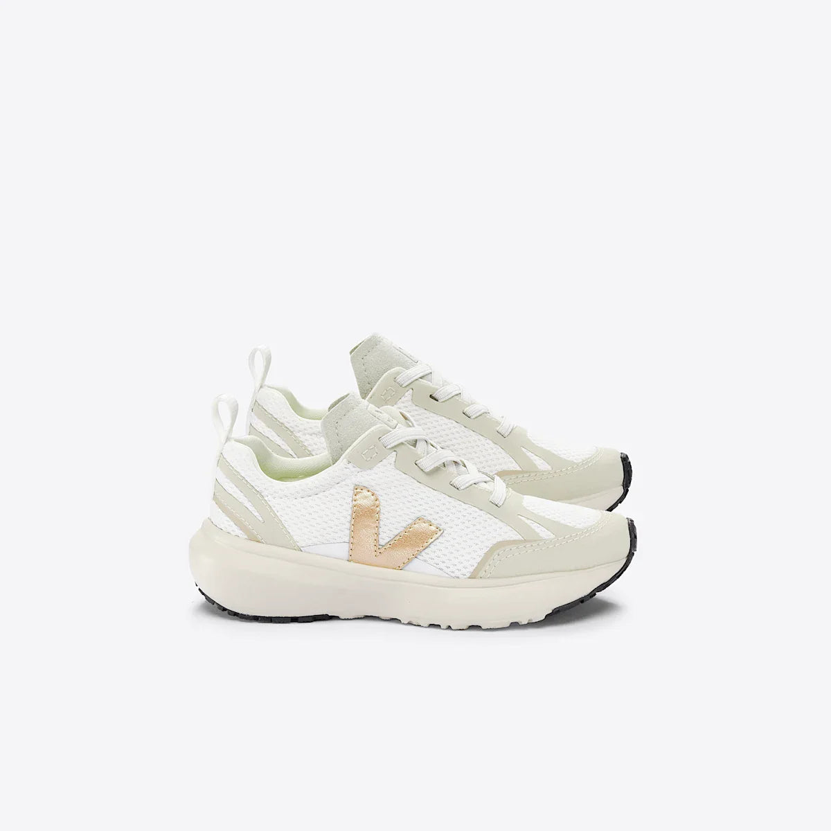 CANARY ELASTIC LACES ALVEOMESH WHITE PLATINE